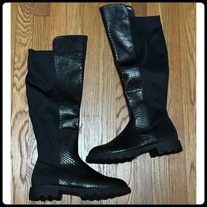 NWT Black Riding Boots